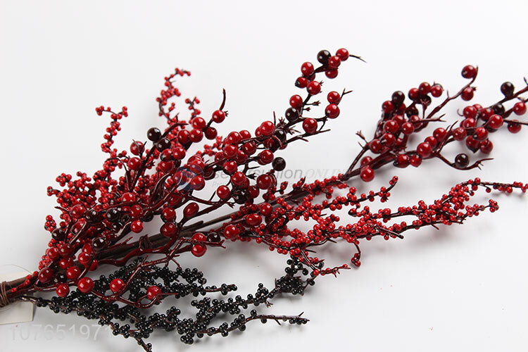 Wholesale wall decoration supplies red fruit horn decoration