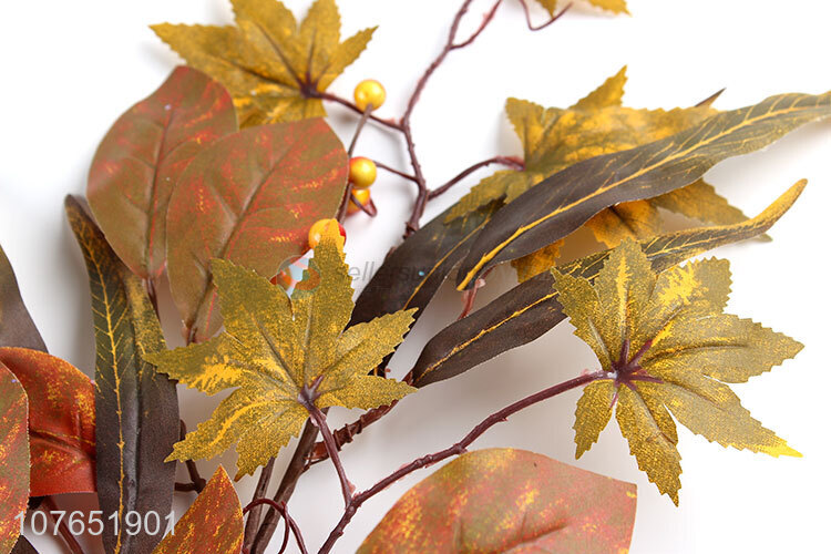 Affordable autumn cut leaves decorative flowers branches decoration