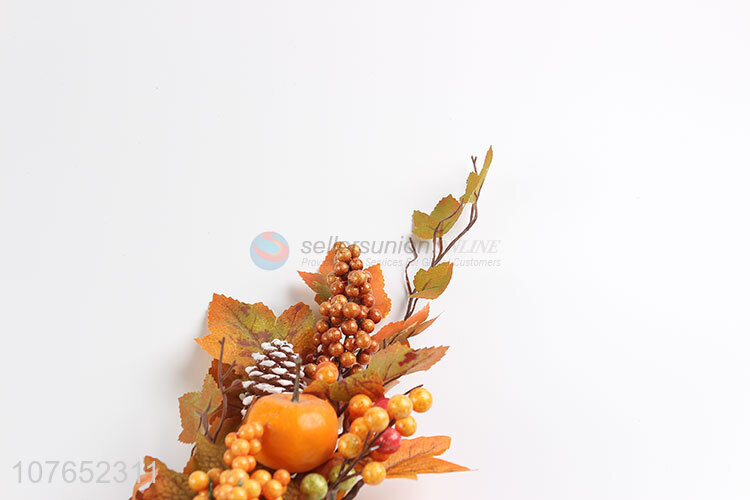 Factory price autumn artificial flower vine pumpkin decoration autumn long vine