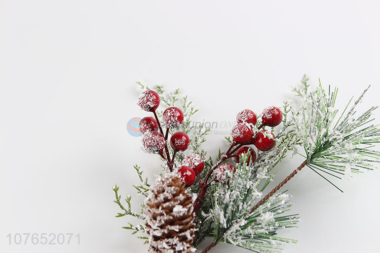 Christmas decoration Christmas tree decoration red fruit short branches