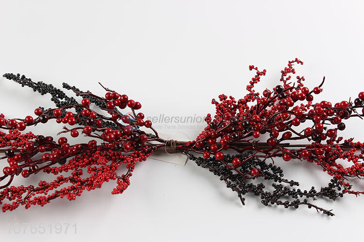 Wholesale wall decoration supplies red fruit horn decoration