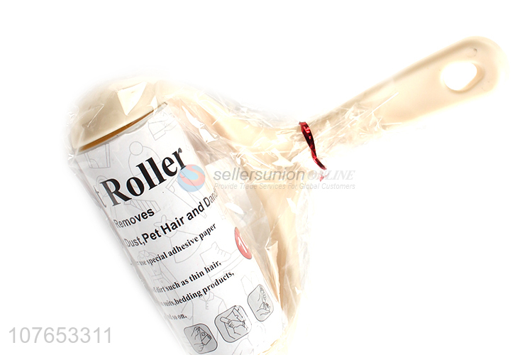 Best selling 10 sheets high viscosity sticky lint roller for hair