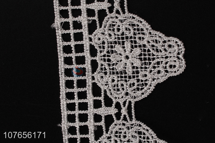 Best selling good quality  ribbon knitting lace trim lace ribbon