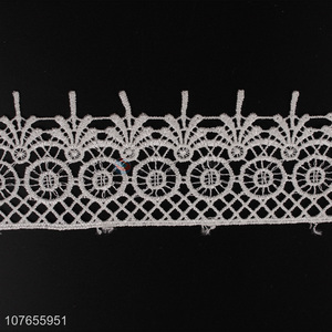 High quality polyester border ribbon and lace trim with low price 