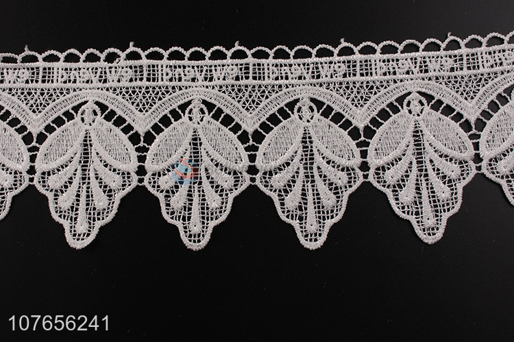 Beautiful wide decorative lace trim with high quality