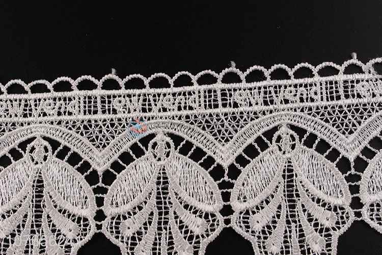 Beautiful wide decorative lace trim with high quality