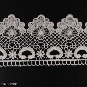 New arrival delicate design lace trim ribbon with top quality