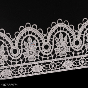 Professional elegant mesh ribbon embroidery for decoration