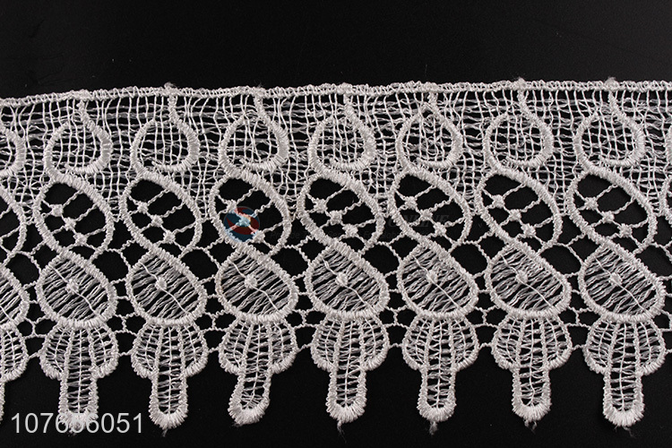 Handmade lace trim white lace ribbon with top quality