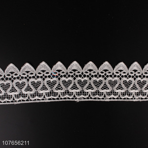 Factory made lace trim ribbon embroidery lace for clothing