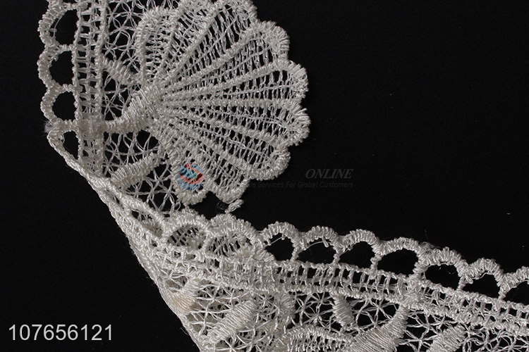 Factory made top quality lace trim ribbon embroidery lace