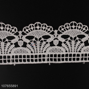 Fashion women embroidered braided lace ribbon with top quality
