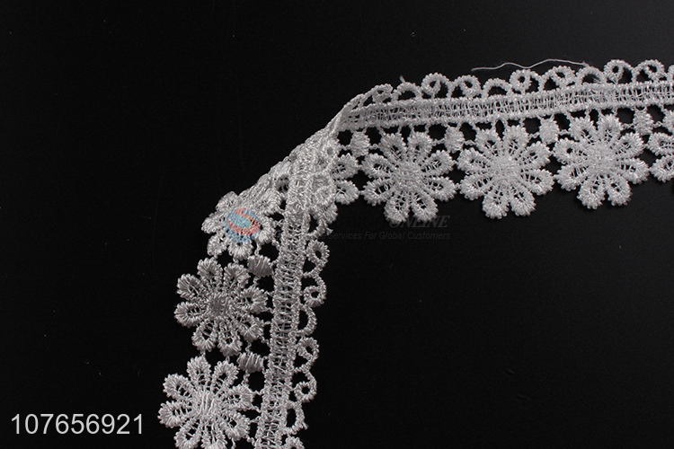 China factory decorative lace ribbon with flower pattern