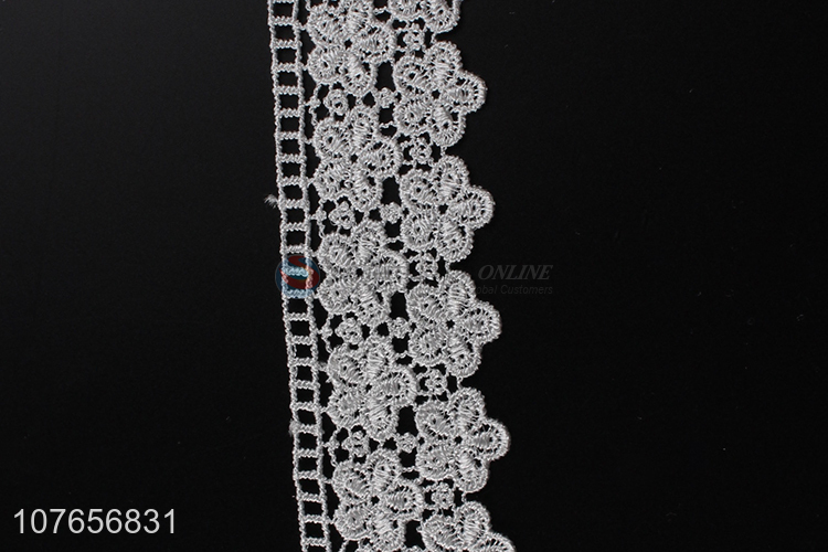 Soft delicate design pretty lace trim ribbon with high quality