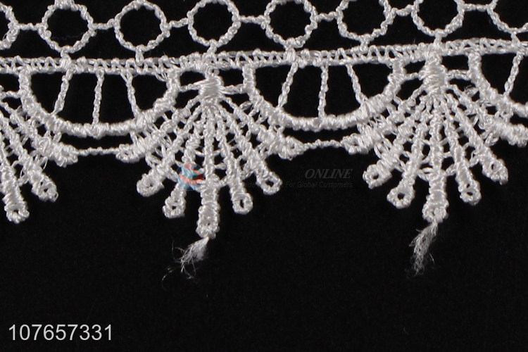 Best sale high quality polyester decoration fabric lace trim for clothing