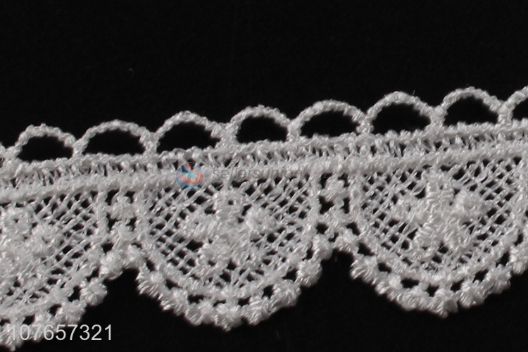 Factory direct hot sales high quality decorative dress lace trim 