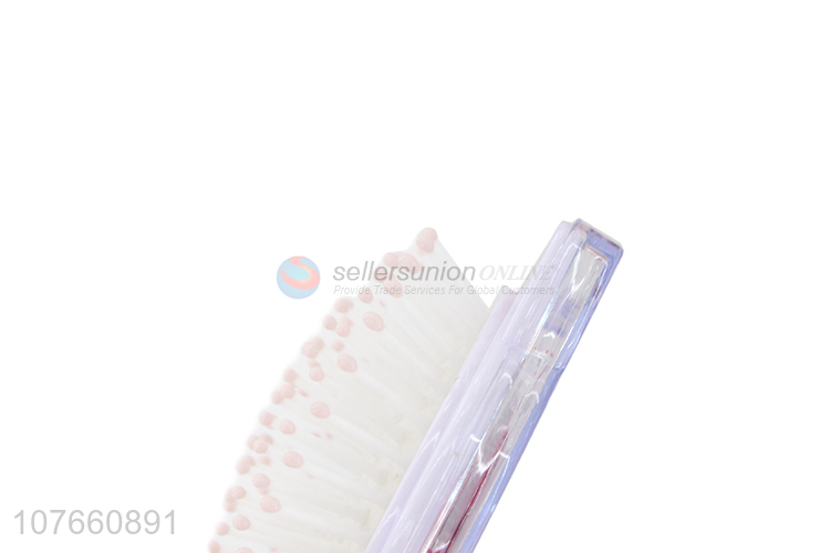 Cute Design Cat Shape Plastic Hair Brush Comb For Girls