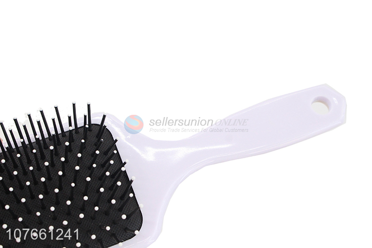 High Quality Fashion Printing Detangling Paddle Plastic Hair Brush