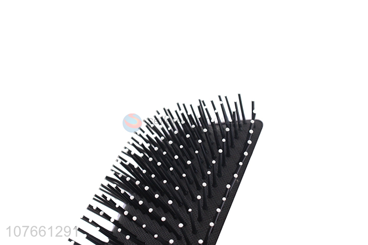 Hot Sale Plastic Paddle Massage Hair Brush Ladies Detangling Comb