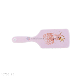 Customized Massage Hair Brush Plastic Paddle Brush Hair Comb