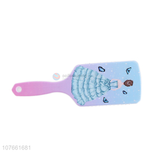 Unique Design Soft Scalp Massage Paddle Detangling Hair Brush