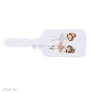 Wholesale Lovely Girls Plastic Detangling Paddle Hair Brush