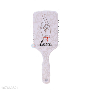 Fashion Design Ladies Paddle Detangling Hair Brush For Women