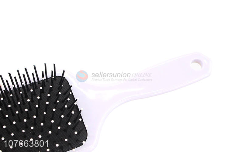 Popular Plastic Paddle Massage Hair Brush Detangling Comb For Home