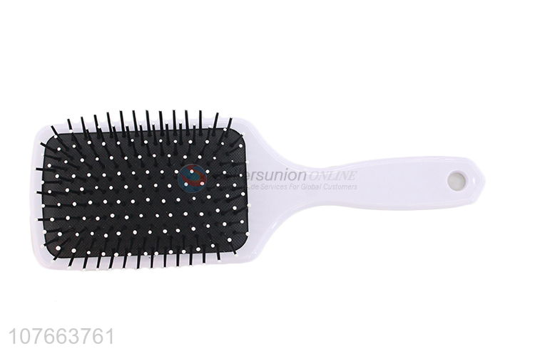 Custom Plastic Paddle Massage Hair Brush Comb Curly Hair Brush