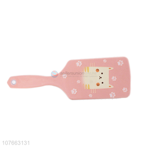 Fashion Style Lovely Cat Pattern Detangling Comb Paddle Hair Brush