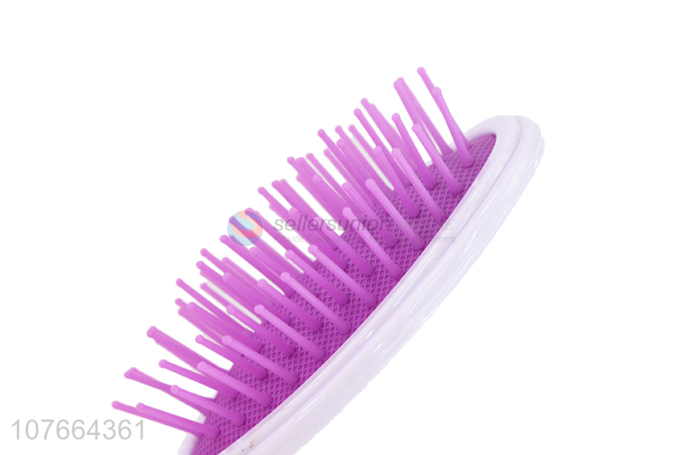 Hot Sale Plastic Massage Paddle Hair Brush Long Hair Detangling Comb