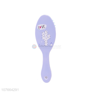 Hot Sale Massage Hair Brush Oval Paddle Hair Brush Comb With Handle