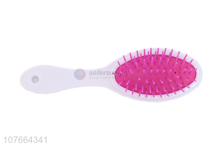 Fashion Portable Plastic Paddle Hair Brush Best Detangling Comb