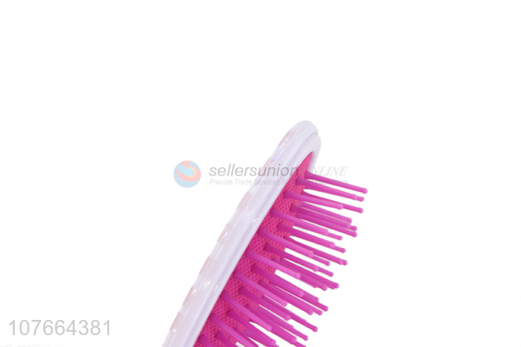 Fashion Style Plastic Paddle Massage Hair Brush Fashion Hair Comb