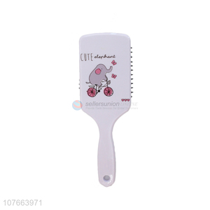 Popular Cute Elephant Plastic Hair Comb Massage Detangling Hair Brush