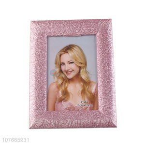 Fluorescent pink sequin photo frame decoration crafts picture frame