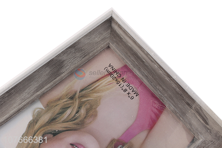 Wholesale simple photo frame resin plastic decoration table frame