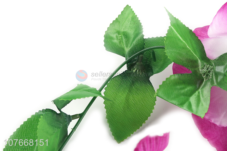 Good quality 7 heads fake flower garland simulated flowering vine