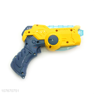 High quality cartoon toy pistol water gun with music