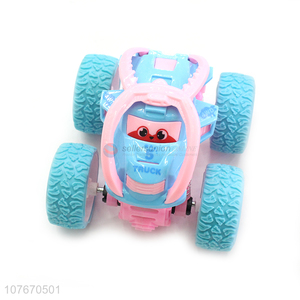 Fresh macaron color children's toy car stalls selling toy off-road vehicles