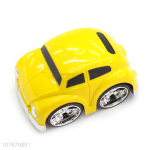 Yellow children's toy car stall selling toy off-road vehicles