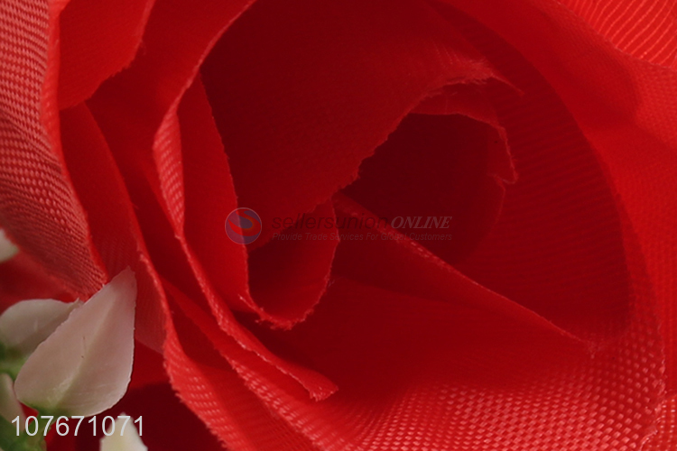 Good sale red rose artificial flower for party decoration