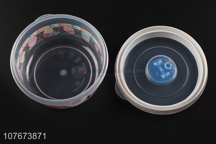 Wholesale Good Quality 4 Pieces Round Preservation Box Food Sealed Container