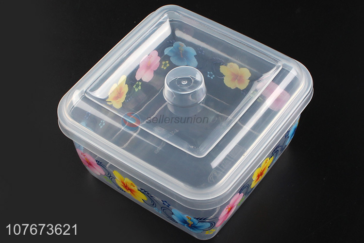 High Quality 3 Pieces Plastic Preservation Box Kitchen Transparent Food Storage Box Set
