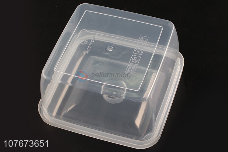Low Price 3 Pieces Plastic Transparent Preservation Box For Kitchen