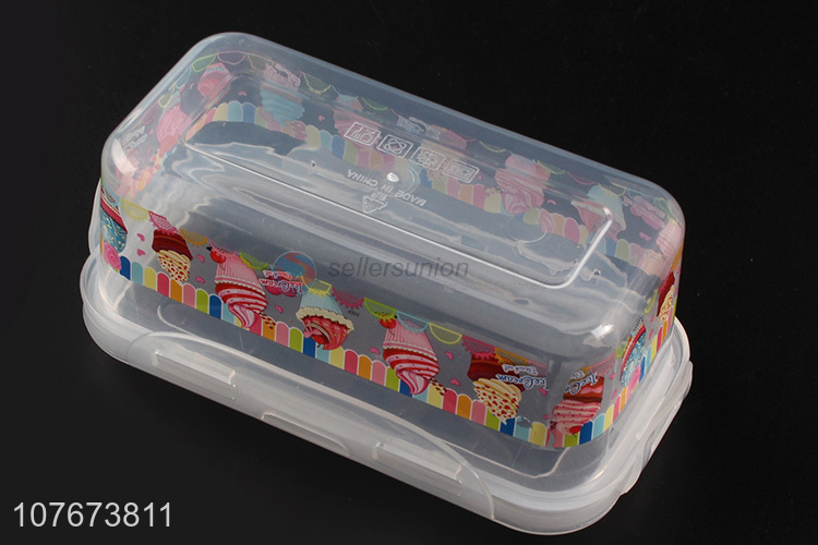 Popular Household 5 Pieces Plastic Food Fresh Container Preservation Box Set