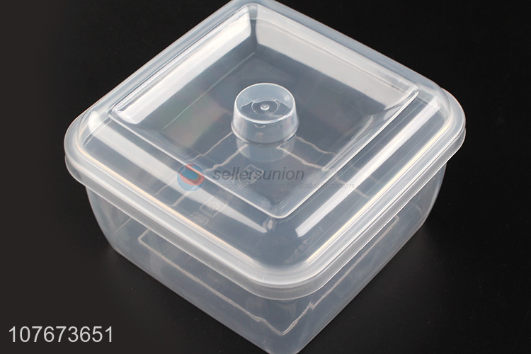 Low Price 3 Pieces Plastic Transparent Preservation Box For Kitchen