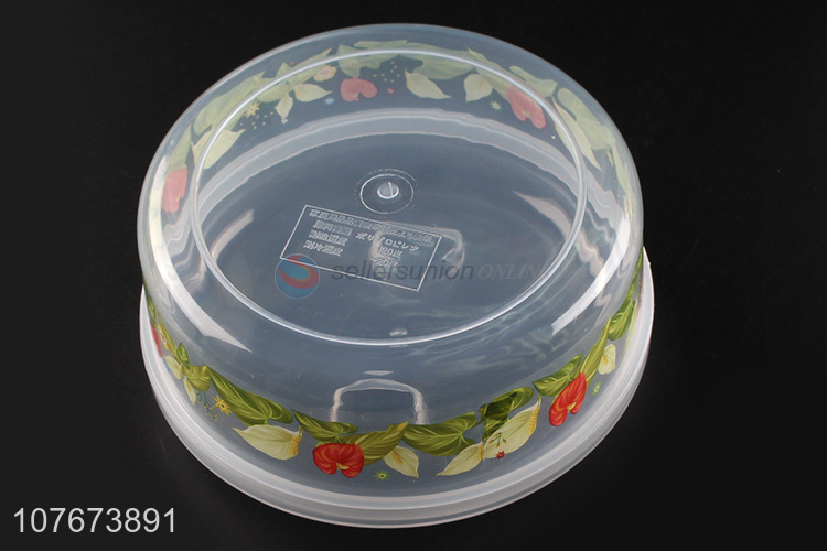 Best Selling 4 Pieces Round Preservation Box Plastic Food Container Set
