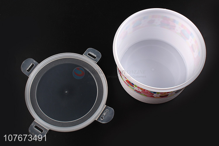 New Design 3 Pieces Large Capacity Round Food Fresh Preservation Box Set