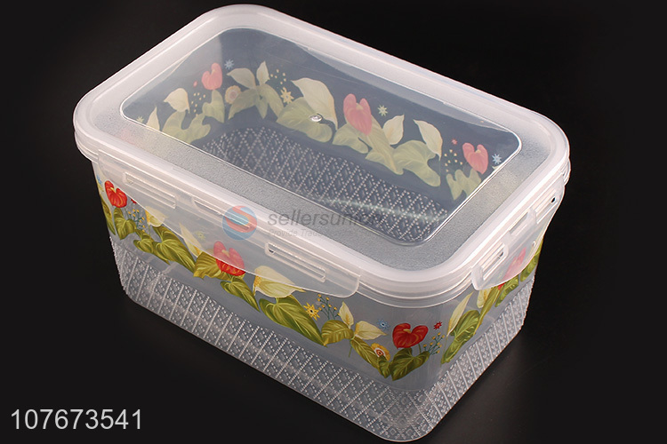 Best Price 3 Pieces Transparent Plastic Preservation Box For Kitchen Food Storage